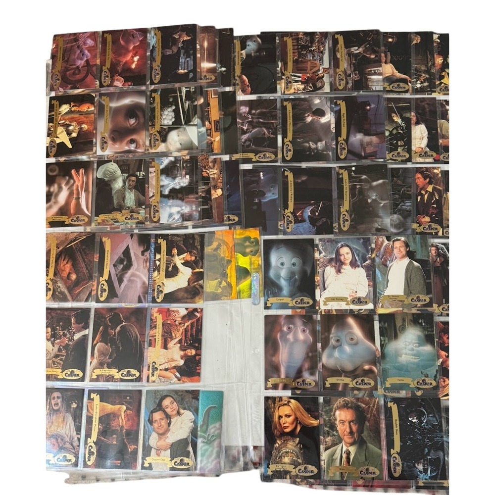 Casper 1995 Fleer Ultra Trading Cards Lot 100+ Movie Images